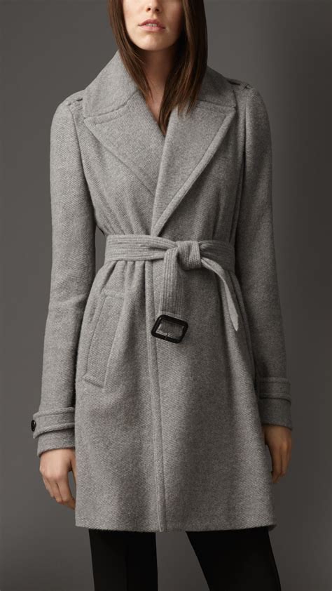 burberry grey cashmere wrap|Cashmere Wrap Coat in Candle .